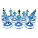Subbuteo Andrew Table Soccer Coventry City 1974-78 on classic Lightweight bases